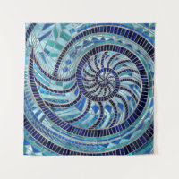 Nautilus Shell mosaic art