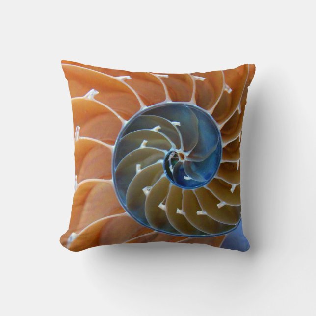 Nautilus Spirals Cushion (Front)