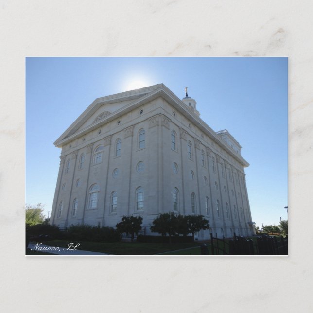 Nauvoo LDS Temple Postcard (Front)