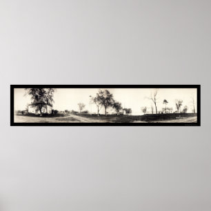 Nauvoo Mormon Houses Photo 1925 Poster