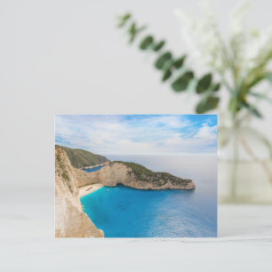 Navagio beach Greece Postcard