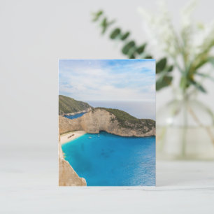 Navagio beach Greece Postcard