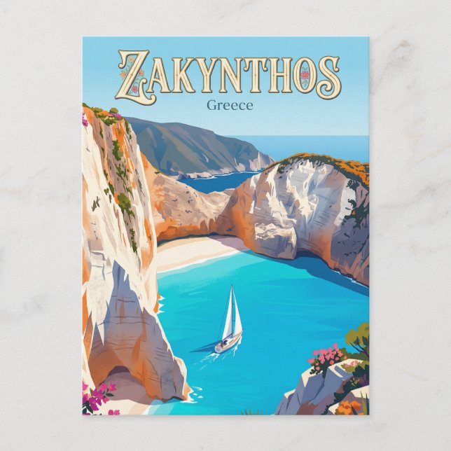Navagio Beach Greece Postcard (Front)