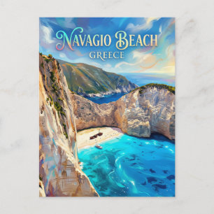 Navagio Beach (Shipwreck) Greece Postcard