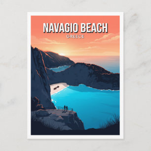 Navagio Beach, Zakynthos Anafonitria Greece Gift Postcard