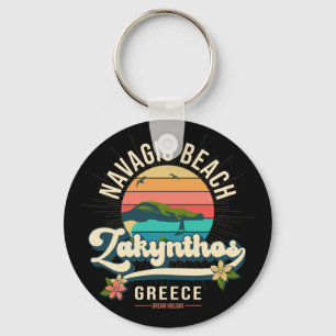 Navagio Beach, Zakynthos, Greece Key Ring