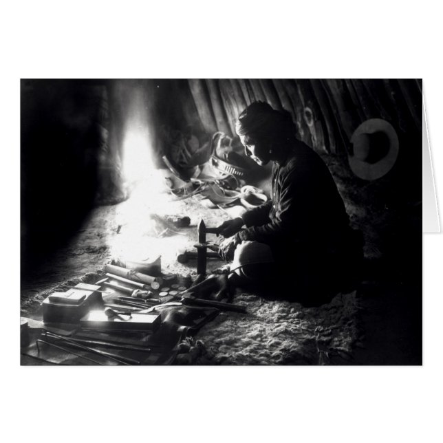 Navaho silversmith, c.1915 (Front Horizontal)