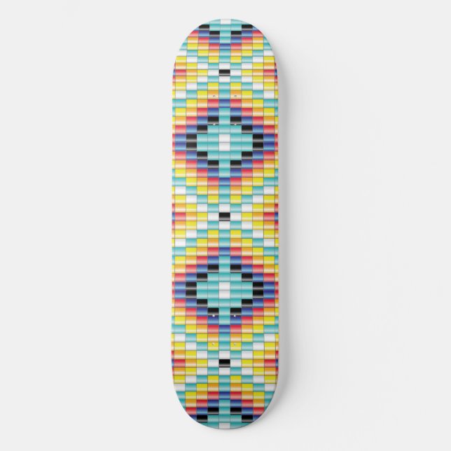 Navajo Bead Pattern Skateboard (Front)