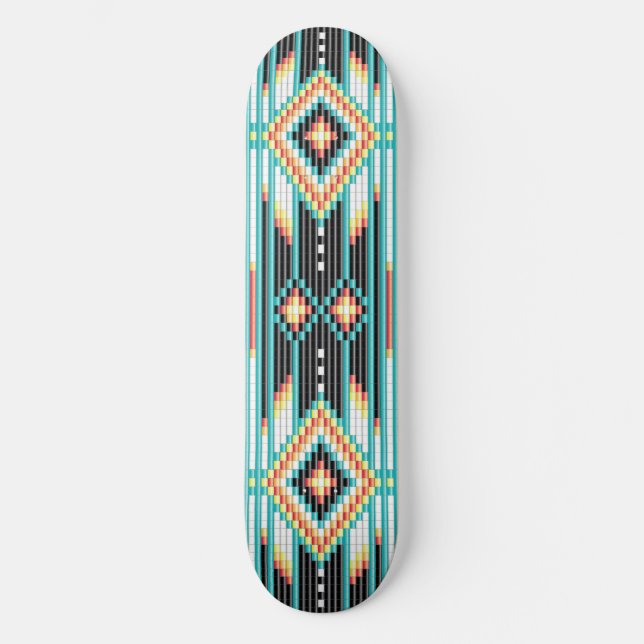 Navajo Bead Skateboard (Front)