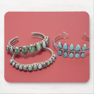 Navajo bracelets mouse mat