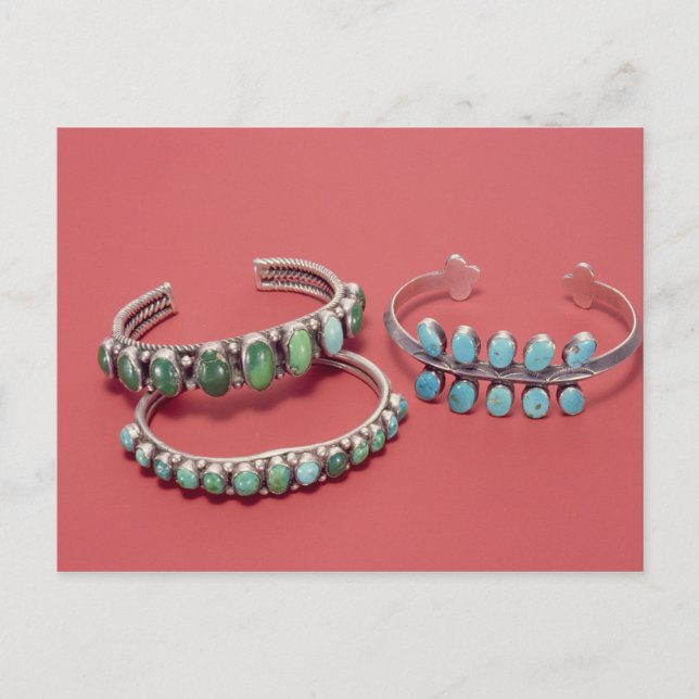 Navajo bracelets postcard (Front)