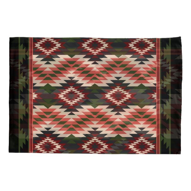 Navajo Design -11 Pillowcase (Back)