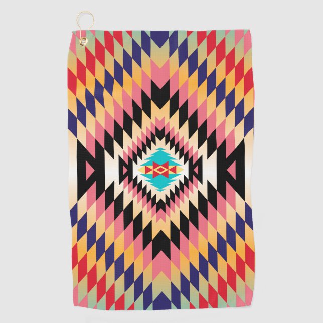 Navajo Design-7 Golf Towel (Front)