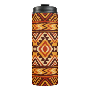 Navajo Ethnic Ornament: Vintage Seamless Thermal Tumbler