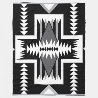 Navajo Indian Design Fleece Blanket