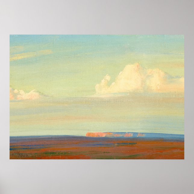 Navajo Land, Southwest of Chinle by Maynard Dixon Poster (Front)