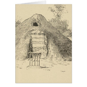 Navajo medicine lodge view