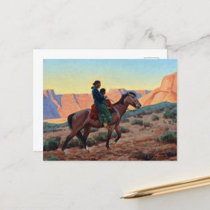 Navajo Mother by Maynard Dixon Postcard