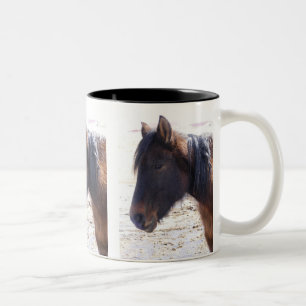 Navajo Mustang Two-Tone Coffee Mug