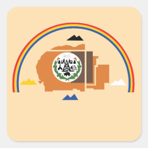 Navajo nation flag -american indian - great seal