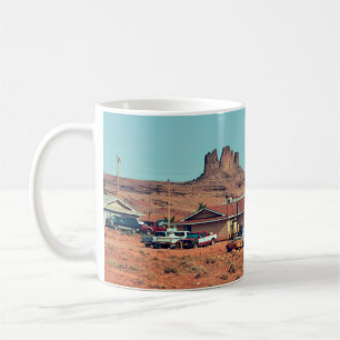 Navajo Native American life on a reservation in Ar Coffee Mug