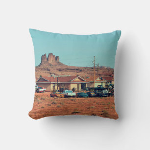 Navajo Native American life on a reservation in Ar Cushion