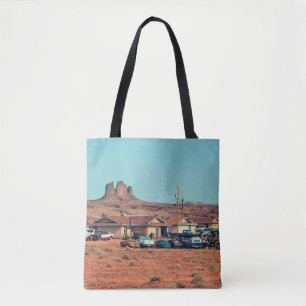Navajo Native American life on a reservation in Ar Tote Bag