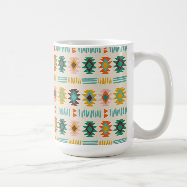 Navajo Native American Pattern Coffee Mug (Right)