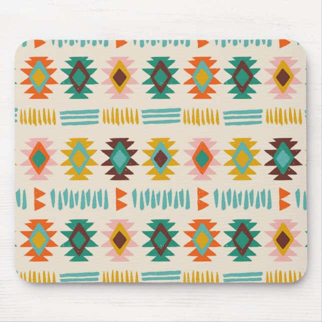 Navajo Native American Pattern Mouse Mat (Front)