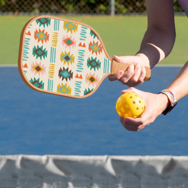 Navajo Native American Pattern Pickleball Paddle (Insitu)