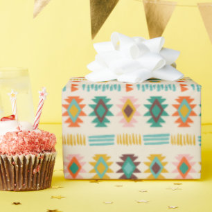Navajo Native American Pattern Wrapping Paper