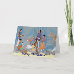 Navajo Nativity Scene Holiday Card
