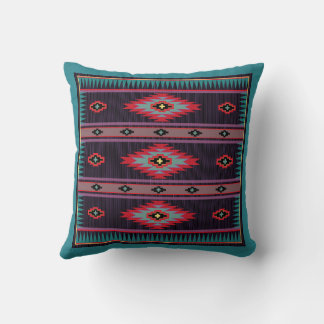 Navajo Pattern 7 Throw Pillow