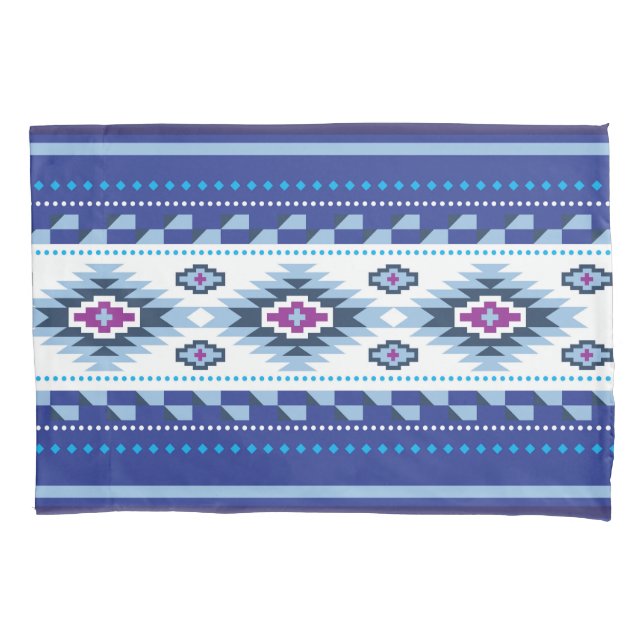 Navajo Pattern Design-11 Blanket Pillowcase (Front)