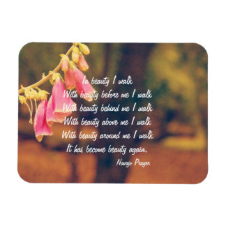 Navajo Prayer Walk in Beauty Magnet