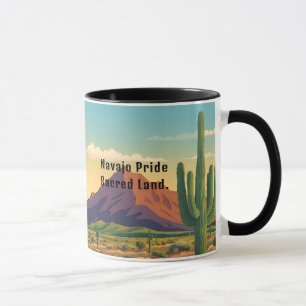 Navajo Pride Typography Spirit Mug