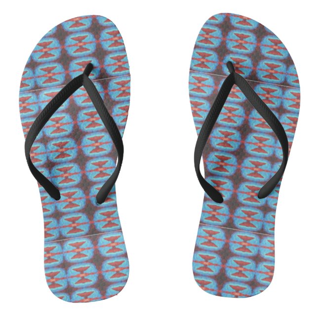 Navajo red rocks Thunder_Cove Flip Flops (Footbed)