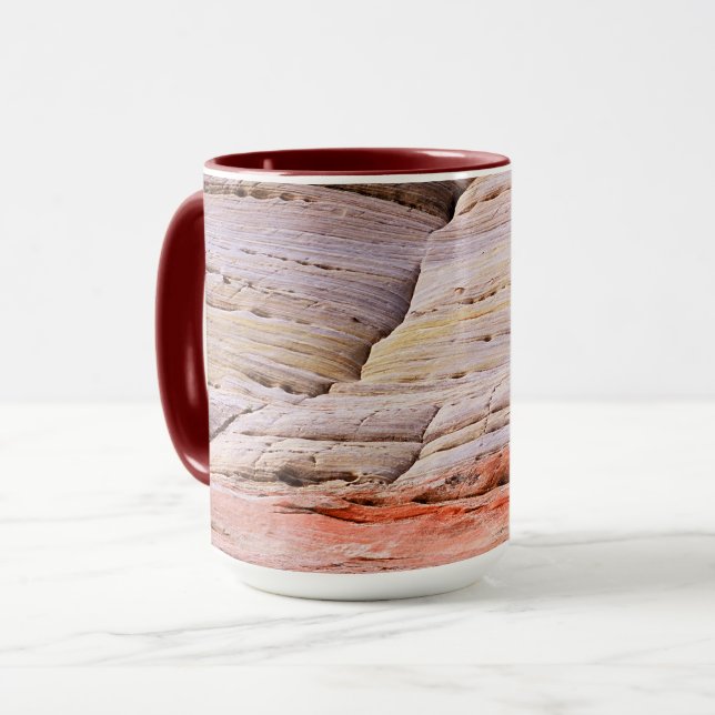 Navajo Sandstone Texture Mug (Front Left)