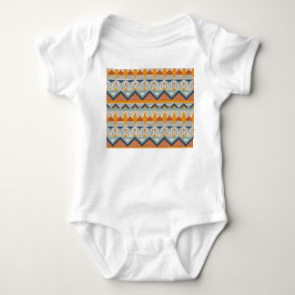 Navajo Style Seamless Pattern Design Baby Bodysuit