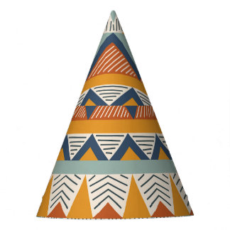 Navajo Style Seamless Pattern Design Party Hat