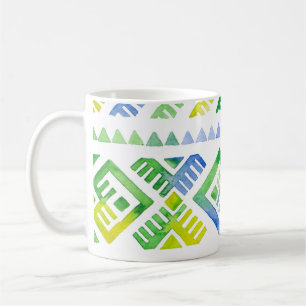 Navajo Tribute: Watercolor Tribal Majesty Coffee Mug