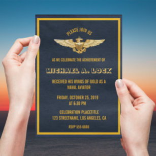 Naval Aviator / Wings of Gold Invitations