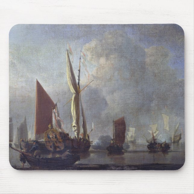 Naval Battle Mouse Mat (Front)