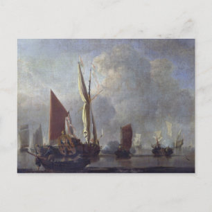 Naval Battle Postcard