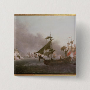 Naval Combat off the Isle of Grenada 15 Cm Square Badge