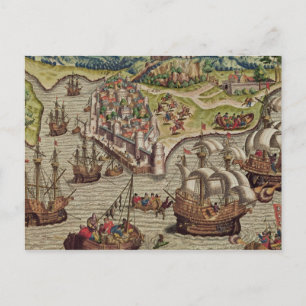 Naval Combat Postcard