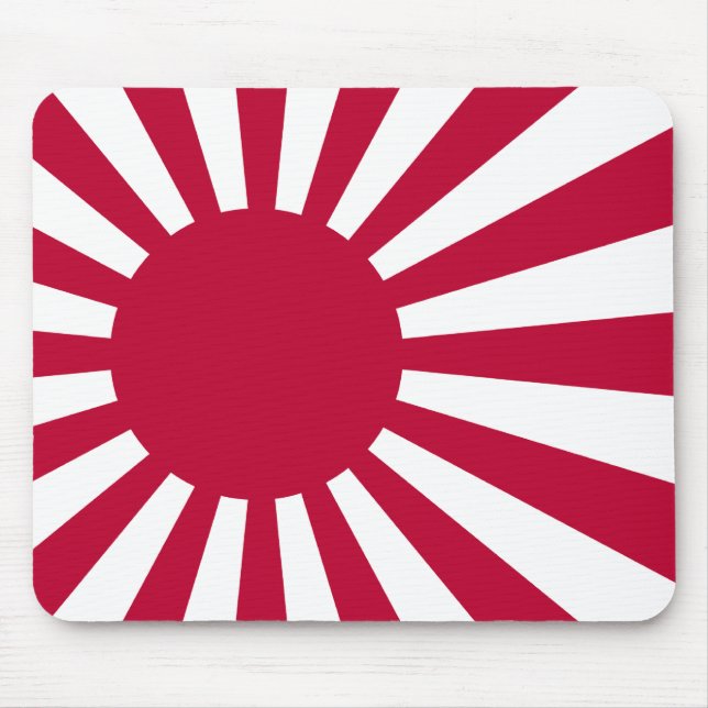 Naval Ensign of Japan flag Mouse Mat (Front)