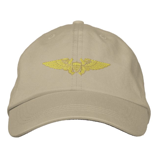 Naval Flight Officer Embroidered Hat (Front)