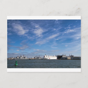 Naval Ships Norfolk Virginia Postcard