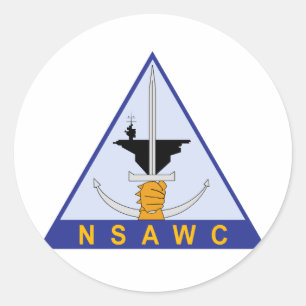 Naval Strike and Air Warfare Centre (NSAWC) Classic Round Sticker